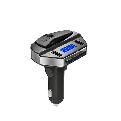 V6 Car Kit Wireless MP3 Player Phone Charger Bluetooth Headset Hands-Free Call Kit, Car Kit, Handsfree Car Kit image 2