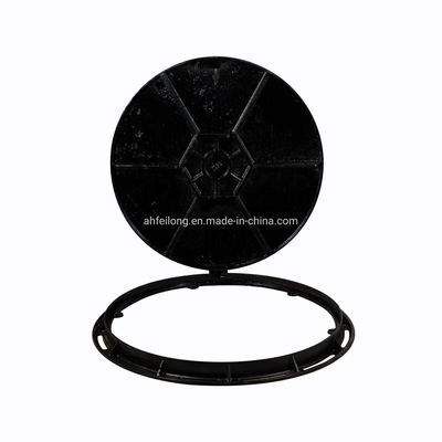 Heavy Duty Cast Ductile Iron Manhole Cover En124 1150mm by 100mm Type 2 Round with Frame Customizable, Manhole Cover Trench Gully Grate Customizable, Plastic Resin Composite image 4