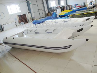 6 People High Speed Inflatable Leisure Pontoon Catamaran Boat 430, High Speed Boat, Leisure Pontoon Boat image 4