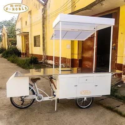Classical Style Electric Coffee Bike Coffee Truck Drinks Tricycle, Bike, Bicycle