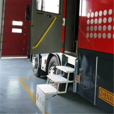Three Steps Manual Folding Step for Motorhome and Caravan, Manual Step, Telescopic Ladder image 2