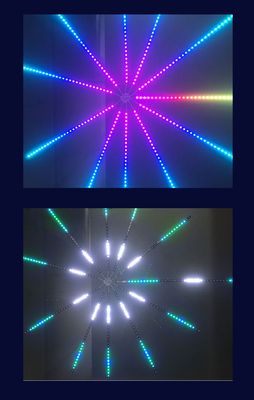 Symphony LED Horse Racing Christmas Fireworks Lights Music with Bluetooth Full Color Starry Sky Light Bar, LED Light, Bluetooth image 5