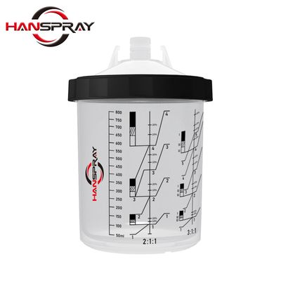 Spray Gun Tool 800ml 125mic Auto Plastic Disposable Spray Gun Cup Set Factory Air Spray Gun Pot Cup, Spray Gun Cup, Speedy Paint System image 3