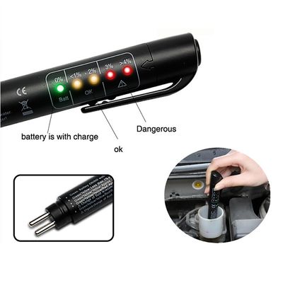Brake Fluid Liquid Tester Pen with 5 LED Indicators Calibrated for DOT3 DOT4, Auto Tool, Auto Diagnostic image 4