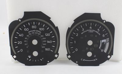 Fe-MD026 Screen Printing 3D Auto Speedometer Manufacture of Autometer Tachometers, Meter Dial, Auto Speedometer Manufacture image 2