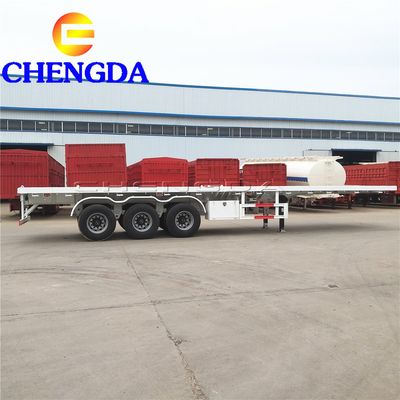 40 FT 20FT 3 Axle Flatbed Container Semi Trailer, Flatbed Container Semi Trailer, 3 Axle Flatbed Semi Trailer image 6