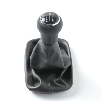 Auto 5 Speed Manual Gearbox Handle Assembly Shift Knob Leather Gaitor Boot Gear Cover Black for Audi A6 C5 98-01 Car Gear Knob, Car Accessories, Shift Knob image 5
