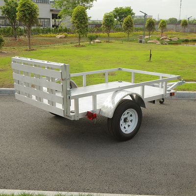 Northern America Market 5 X 8 5 X 10 6 X 12 Aluminum Utility/Car/ATV/Landscape Trailer for Sale, Small Trailer, Box Trailer image 6