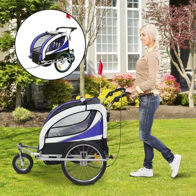 Multi-Use Children' S Trailer & Stroller with Reflectors & 5 Point Harness, Baby Trailer, Baby Stroller image 5