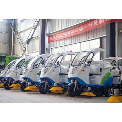 Trash Sweeper Road Clean Electric Tri-Cycle Sanitation Car with Brush and Water Spray, Sanitation Garbage Truck, Garbage Collect image 6