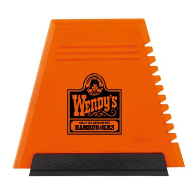 OEM Custom Logo Premium Mini Plastic Ice Scraper Snow Scraper with Rubber Squeegee, Ice Scraper, Car Accessories image 4