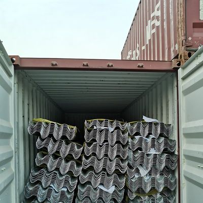 3mm Galvanized Thrie Beam Highway Guardrails Per ISO9001, Zinc Coating Customized, Guardrail, Highway Guardrail image 6