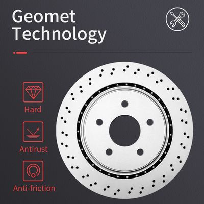 8200123117, 6001547683, 7701208252 Solid Auto Brake Disc Brake Rotor for Dacia Logan Express 2009-, Brake Disc, Brake Disc Dacia image 2