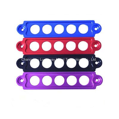 CNC Machining Aluminm Battery Tie Down with Your Logo, Aluminum Battery Tie Down, Billet Battery Tie image 2