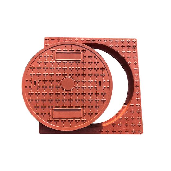 OEM Fiberglass FRP/GRP/SMC Composite Manhole Cover with Clear Opening 600X600mm image 6