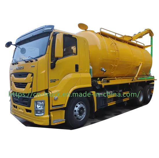 Factory New 18000L 20000L 22000L Pipeline Dredging Sewage Vacuum Cleaning High Pressure Suction Tank Truck image 3