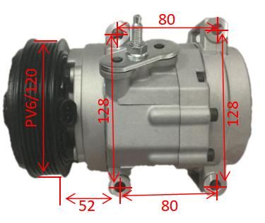 AC Compressor for Ssangyong Actyon Korando Rexton W2.0 2011- 749004 6711303011 99250-6j200 740624 749004 6652300511 6711303211 image 2