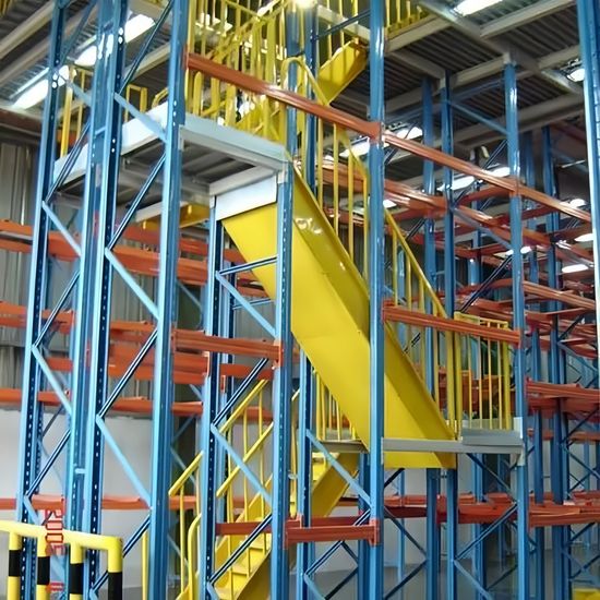 Customized Warehouse Storage Multi Level Mezzanine Rack System image 4