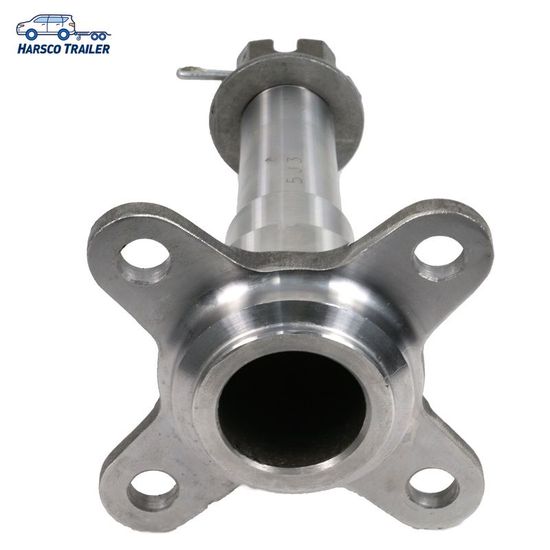 #84 E-Z Lube Weld-On Spindle with Brake Flange for 3500lbs Trailer Axle image 3