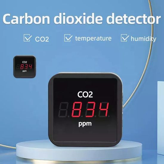 Indoor Air Quality Carbon Dioxide Detector 3 in 1 Tuya WiFi Temperature Humidity Real Time Monitoring CO2 Gas Sensor image 5