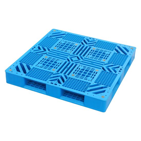 1200X1000 6t Load Capacity Heavy Duty Steels Reinforced Industry Warehouse Racking HDPE Euro Plastic Pallet image 5