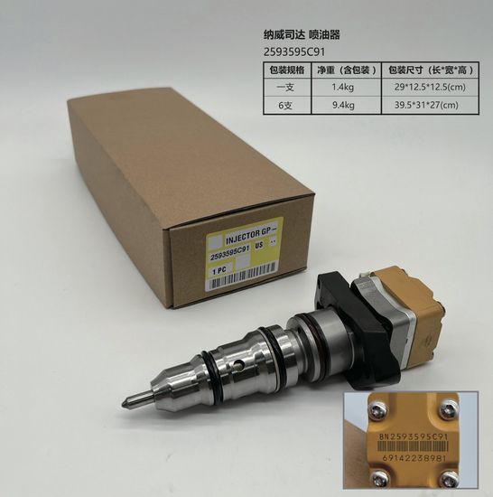 Diesel Common Rail Fuel Injector 2593595c91 Is Suitable for Caterpillar 3116 Perkins Series Engine image 6