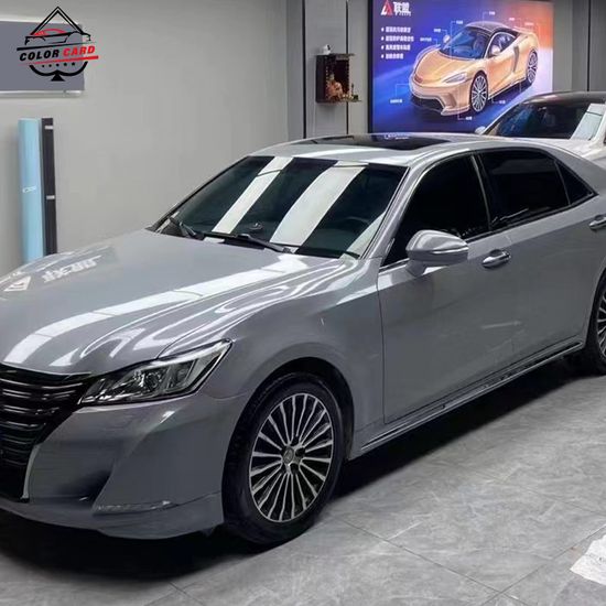 Sparkle Nardo Gray PVC Series Car Body Color Changing Car Vinyl Wrap image 3