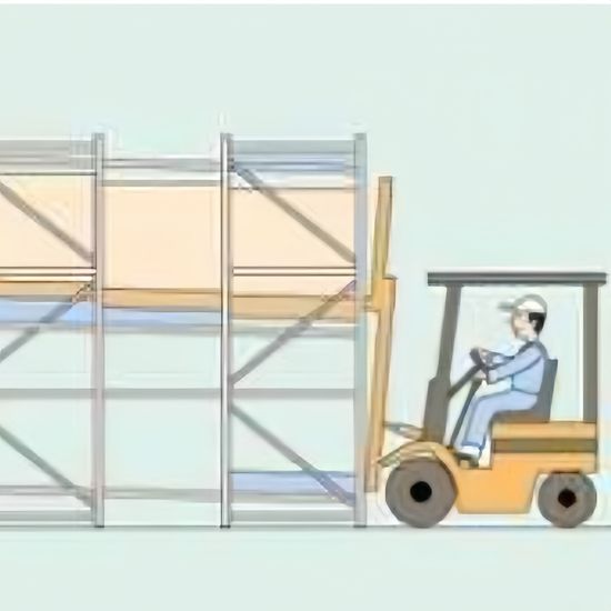 Industrial Storage Shelving Combination Push Back Pallet Racking image 6