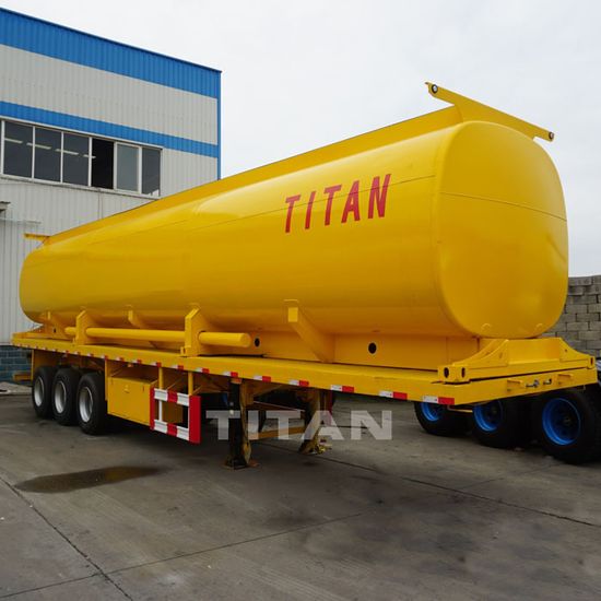 Distribution Fuel Tanker Trailer Diesel Tanker Trailer Diesel Fuel Tank Trailer for Sale image 3