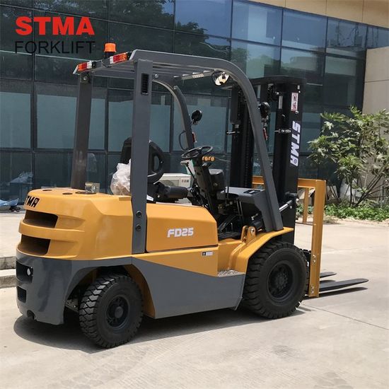 Stma Chinese Supplier New Forklifts 2.5 Ton 3 Ton Diesel Multifunctional Mini Forklift Diesel image 3