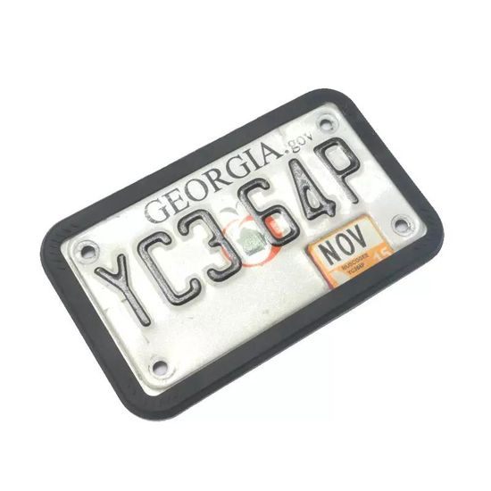 USA Motorcycle Soft Silicone Material License Plate Frame image 3