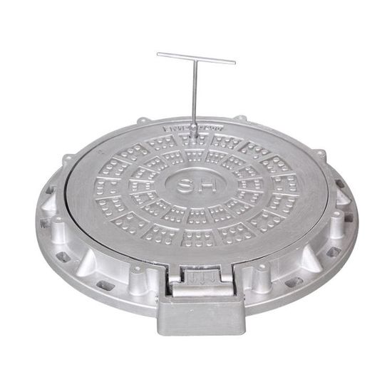 Factory Supply 500mm BMC Material D400 Composite 20 Inch Foundry Manhole Cover image 5