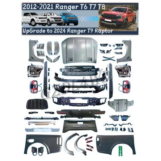 Widebody with Side Step&Rear Bumper Kit Bodykit for Ranger 12-21 Upgrade Raptor image 2