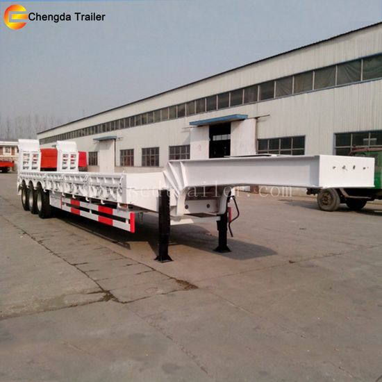 Semi Trailer Manufacturer Welcome Customized Chinese Low Bed Trailer image 2