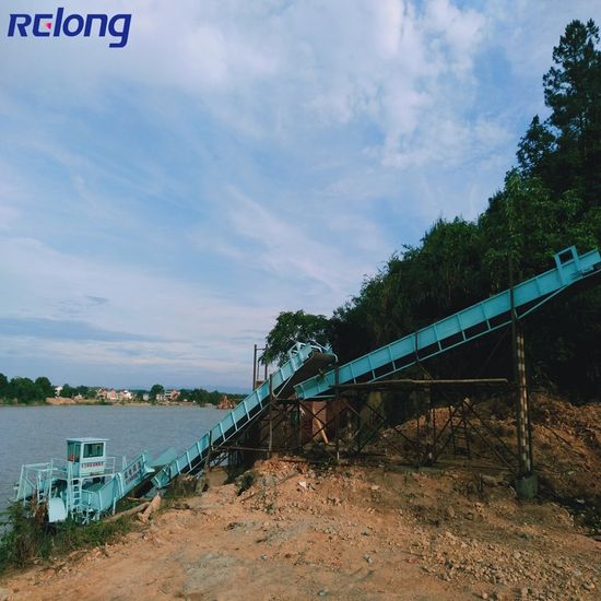 Crawler Type Weed Cutter/Mechanical Harvesting/Harvesting Aquatic Weed Machine for Sale image 4