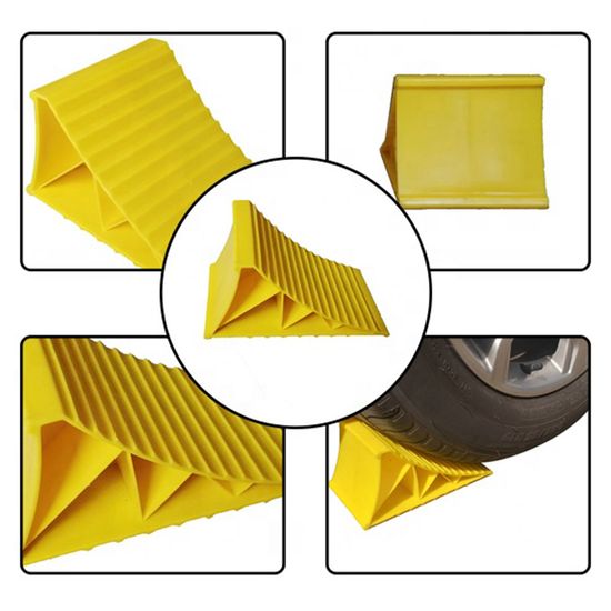 Plastic Wheel Chocks, Mini Wheel Stopper, Wheel Chock Blocks for Car Vehicle RV Camper Trailer ATV Wheel Parking Equipment image 4