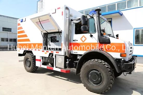 Benz Top Quality 4X4 Model Gasoline Diesel Fuel Emergency Equipment Ambulance Medical Clinic ICU Ambulance Van Truck image 4