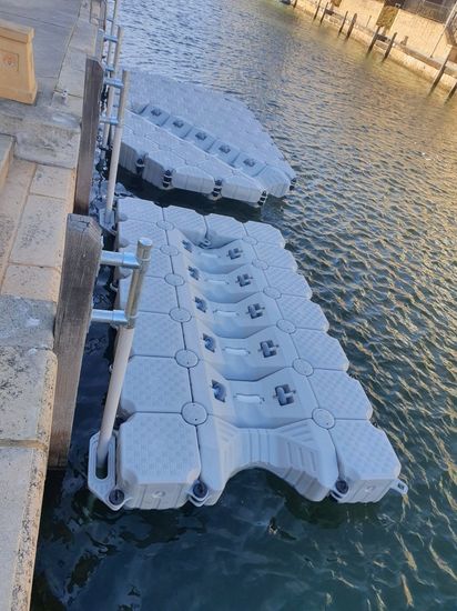 Floating Platform Modular Pontoon Jet Dock with Plastic Cubes image 3