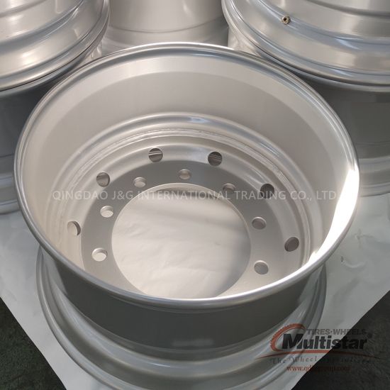 Steel Wheel Rims 6.75X17.5 7.50X19.5 9.00X22.5 14.00X22.5 11.75X22.5 for Truck Bus Trailer image 5