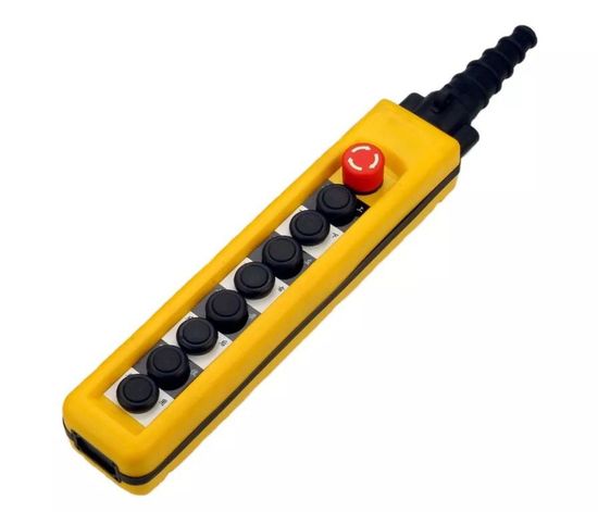 6 Directions Double Speeds Push Button for Hoist and Crane with Emergency Button image 5
