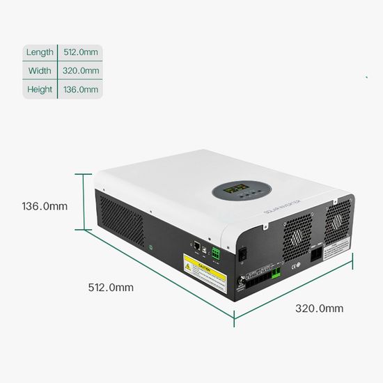 Hyliess Solar Power Inverter 1kw~12kw Inbuilt MPPT Controller Hybrid Inverter for Home Solar Energy Storage image 4
