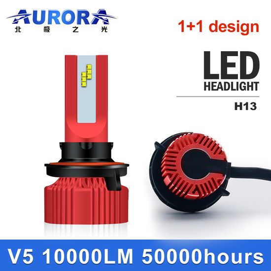 Aurora Smallest Size Adjustable LED Car Light H7 Automotive Lamp 12V 24V H11 H4 Auto LED H13 LED Headlight image 2