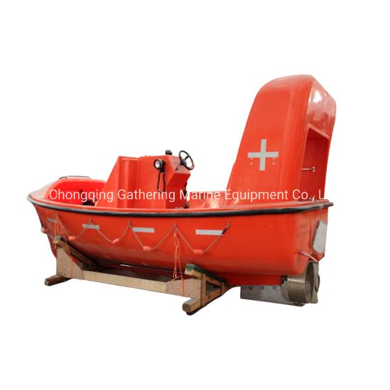 Diesel Engine Driven Rescue Boat Standard 6 Man with Davits image 2