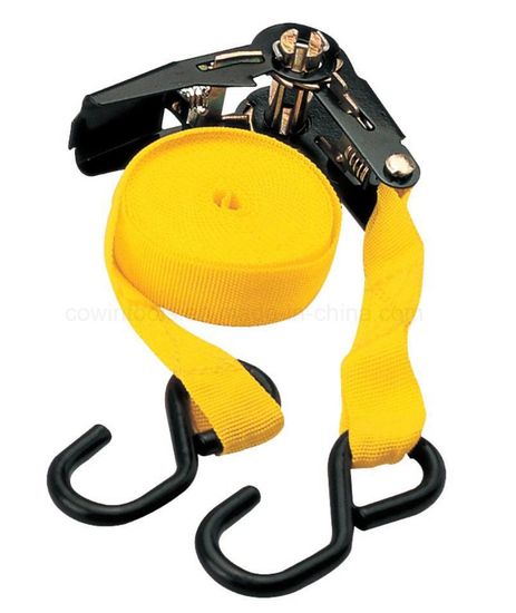 Trailer Truck 1 inch X15′ Ratchet Tie Down Cargo Lashing image 3
