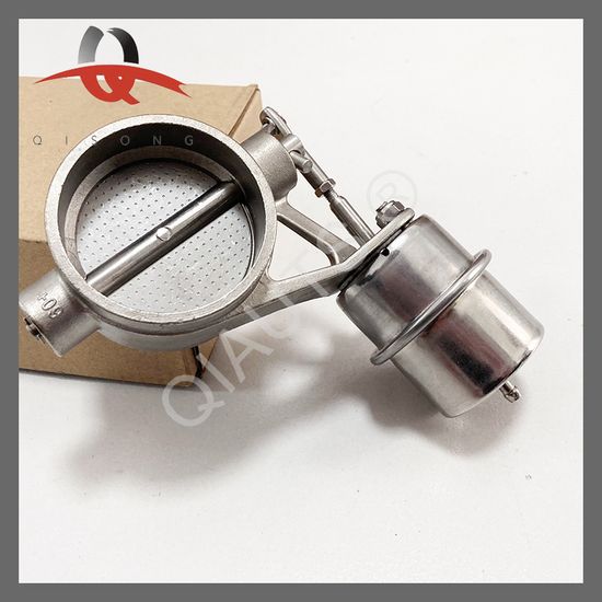 [Qisong] 76mm Exhaust Cutout Dump Open Style Vacuum Actuator Valve image 6