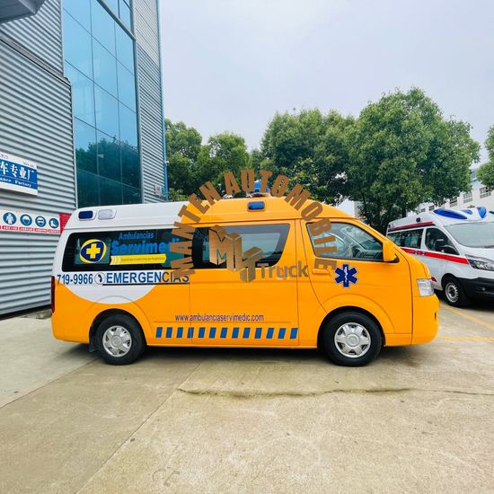 Customized Foton Left Hand Drivemedical Service ICU Ambulance Vehicle image 4