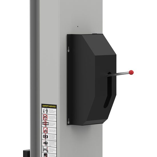 Od-Hoffwin Sts4.5A Profile Automatic Solenoid Lock Release Two Post Lift with Base image 2