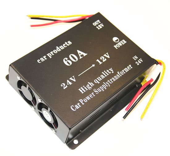 Converter DC24V to DC12V 60A  Car Power Supply Transformer Input 24V Output 12V for Vehicle Use Vehicle transformer image 2