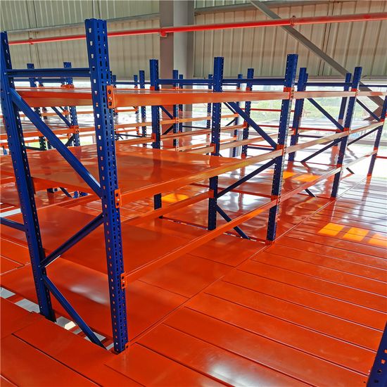 Heavy Duty Stacking Indoor Galvanized Warehouse Storage Mezzanine Rack image 3