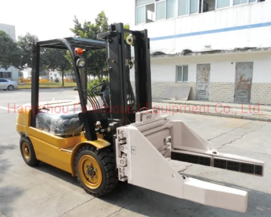 Forklift Attachment Bi-Directional Swing Bell Brick Clamp Forkfocus Forklift Suppliers
